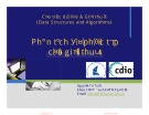 Bài giảng Cấu trúc dữ liệu và giải thuật: Phân tích độ phức tạp của giải thuật - Nguyễn Tri Tuấn