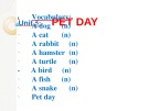 Bài giảng Super Kids 1 - Unit 5: Pet day