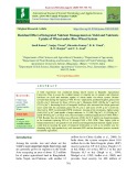 Residual effect of integrated nutrient management on yield and nutrients uptake of wheat under rice-wheat system