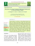 Plant density and genotype evaluation for high density planting system of cotton under rainfed condition