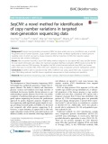 SeqCNV: A novel method for identification of copy number variations in targeted next-generation sequencing data