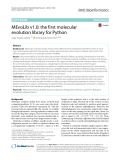 MEvoLib v1.0: The first molecular evolution library for Python