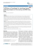 ToPASeq: An R package for topology-based pathway analysis of microarray and RNA-Seq data