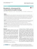 Broadwick: A framework for computational epidemiology