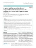 A systematic framework to derive N-glycan biosynthesis process and the automated construction of glycosylation networks