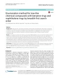 Enumeration method for tree-like chemical compounds with benzene rings and naphthalene rings by breadth-first search order