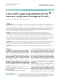 A novel semi-supervised algorithm for the taxonomic assignment ofmetagenomic reads