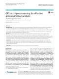 GFS: Fuzzy preprocessing for effective gene expression analysis