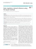 Gene regulatory network inference using PLS-based methods