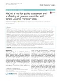 MaGuS: A tool for quality assessment and scaffolding of genome assemblies with Whole Genome Profiling™ Data