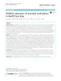 DISMISS: Detection of stranded methylation in MeDIP-Seq data
