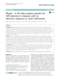 4Pipe4 – A 454 data analysis pipeline for SNP detection in datasets with no reference sequence or strain information