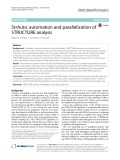 StrAuto: Automation and parallelization of STRUCTURE analysis