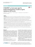 CABeRNET: A Cytoscape app for augmented Boolean models of gene regulatory NETworks