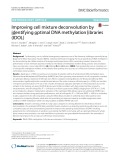 Improving cell mixture deconvolution by identifying optimal DNA methylation libraries (IDOL)