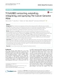 TCGA2BED: Extracting, extending, integrating, and querying the cancer genome atlas
