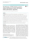 Identification of DNA-binding proteins using multi-features fusion and binary firefly optimization algorithm
