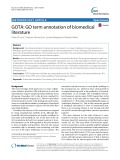 GOTA: GO term annotation of biomedical literature