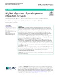 AligNet: Alignment of protein-protein interaction networks