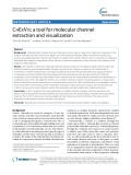 CHEXVIS: A tool for molecular channel extraction and visualization