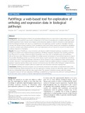PathRings: A web-based tool for exploration of ortholog and expression data in biological pathways