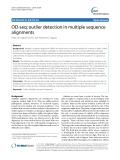 OD-seq: Outlier detection in multiple sequence alignments