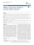 SPINGO: A rapid species-classifier for microbial amplicon sequences