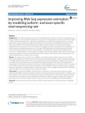 Improving RNA-Seq expression estimation by modeling isoform- and exon-specific read sequencing rate