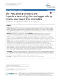SW1PerS: Sliding windows and 1-persistence scoring; discovering periodicity in gene expression time series data