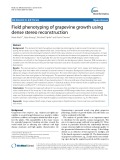 Field phenotyping of grapevine growth using dense stereo reconstruction