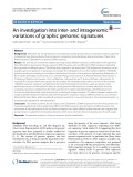An investigation into inter- and intragenomic variations of graphic genomic signatures
