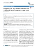 Computing all hybridization networks for multiple binary phylogenetic input trees