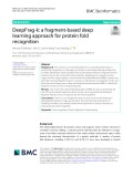 DeepFrag-k: A fragment-based deep learning approach for protein fold recognition