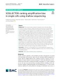 SCELLECTOR: Ranking amplifcation bias in single cells using shallow sequencing