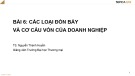 Bài giảng Tài chính doanh nghiệp - Bài 6: Các loại đòn bẩy và cơ cấu vốn của doanh nghiệp (TS. Nguyễn Thanh Huyền)