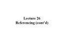 Lecture Professional Practices in IT: Lecture 26