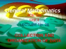 Lecture General mathematics: Lecture 28 - Ms. Fehmida Haroon