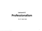Lecture Professional Practices in IT: Lecture 2