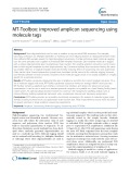 MT-Toolbox: Improved amplicon sequencing using molecule tags
