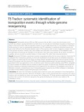 TE-Tracker: Systematic identification of transposition events through whole-genome resequencing