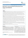 MoTeX-II: Structured MoTif eXtraction from large-scale datasets