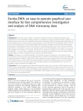 Eureka-DMA: An easy-to-operate graphical user interface for fast comprehensive investigation and analysis of DNA microarray data