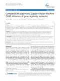 CompareSVM: Supervised, Support Vector Machine (SVM) inference of gene regularity networks