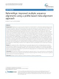 ReformAlign: Improved multiple sequence alignments using a profile-based meta-alignment approach