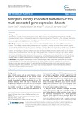 MiningABs: Mining associated biomarkers across multi-connected gene expression datasets