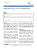BACA: Bubble chArt to compare annotations
