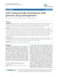 CAR: Contig assembly of prokaryotic draft genomes using rearrangements
