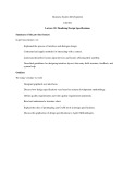 Lecture note Business system development - Lecture 18: Finalizing design specifications