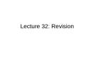 Lecture Managerial economics: Chapter 32 - Dr. Hasnain Naqvi