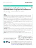 Adolescents’ mental health concerns, reported with an idiographic assessment tool